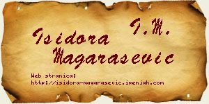 Isidora Magarašević vizit kartica